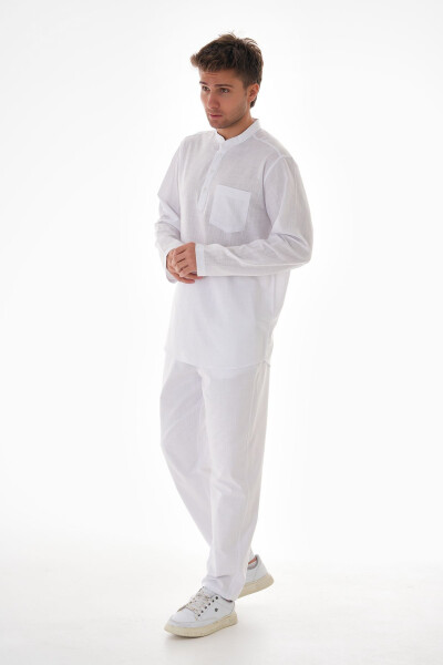 MEN'S LINEN HAJJ AND UMRAH SET - 3