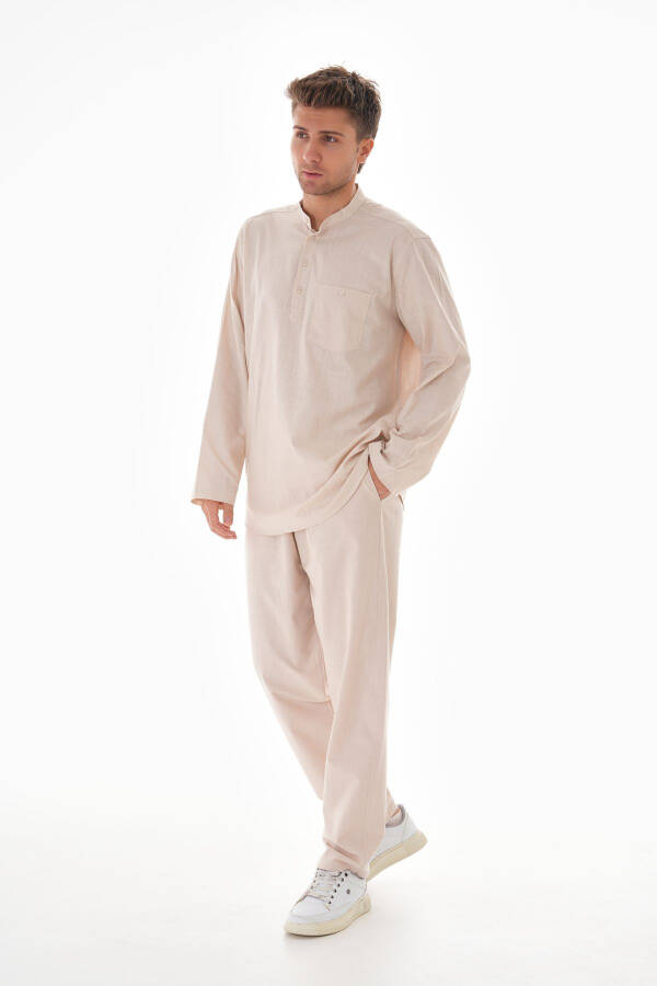 Men's Linen Hajj and Umrah Set - 2