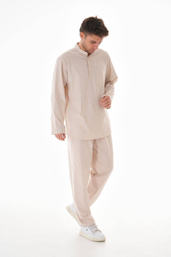 Men's Linen Hajj and Umrah Set - 3