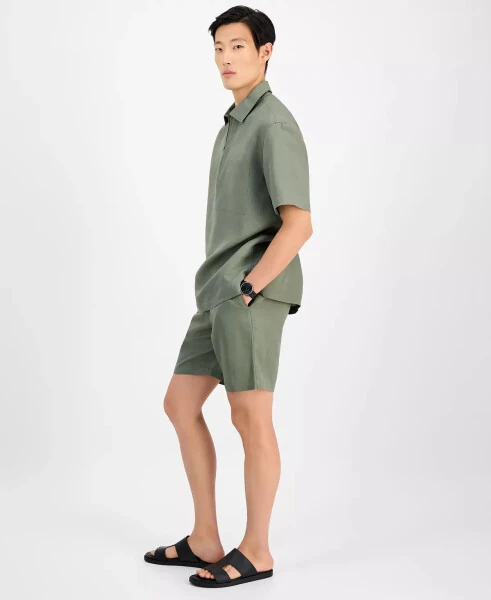 Men's Linen Pull-On Shorts, Exclusively at Modazone - ALFANI (1)