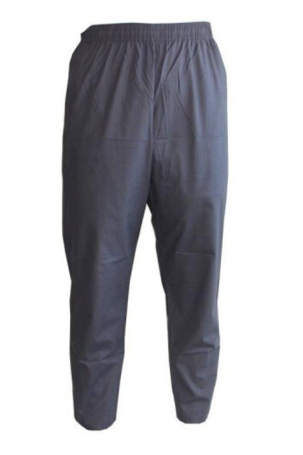 Men's Linen Shalwar Pants - Hajj Umrah Pants in Gray - 4