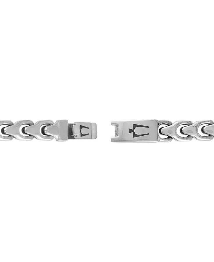 Men's Link Bracelet in Stainless Steel Silver - 2