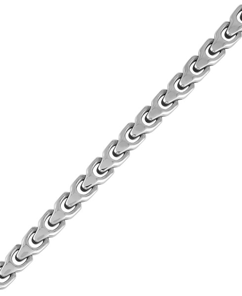 Men's Link Bracelet in Stainless Steel Silver - 3