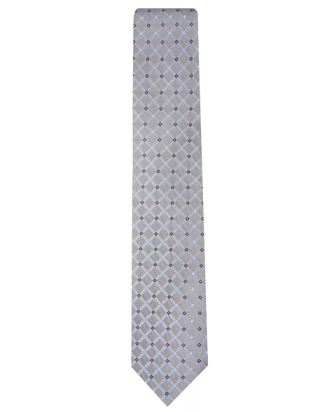 Men's Linked Neat Tie, Created for Modazone Grey - 2