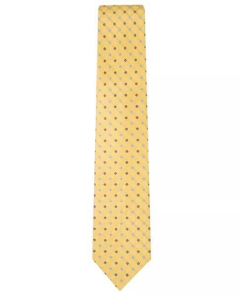 Men's Linked Neat Tie, Created for Modazone Yellow - 2