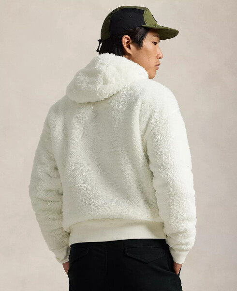 Men's Logo Double-Knit Hoodie White - 2