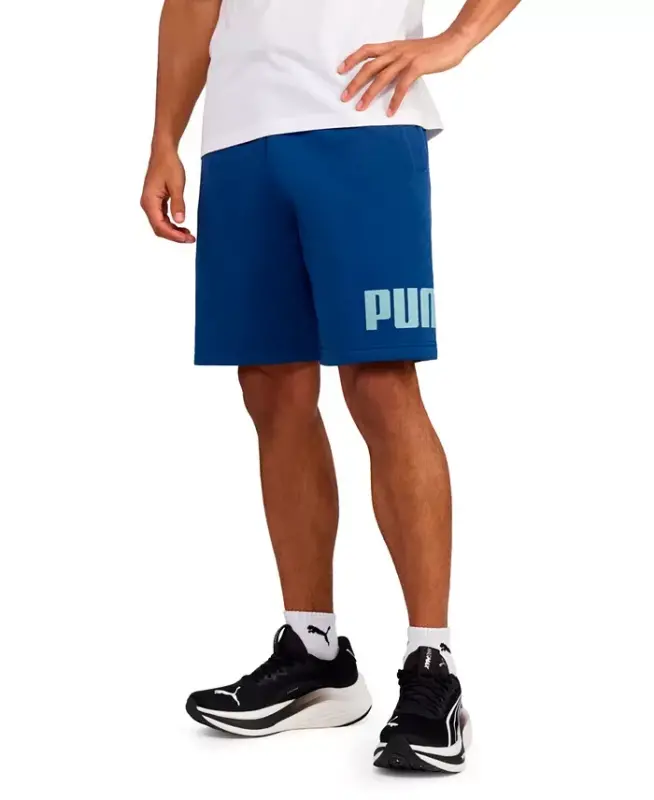 Men's Logo Drawstring Shorts - Blue Jewel - 1