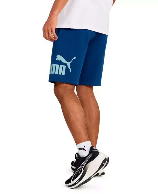Men's Logo Drawstring Shorts - Blue Jewel - 3