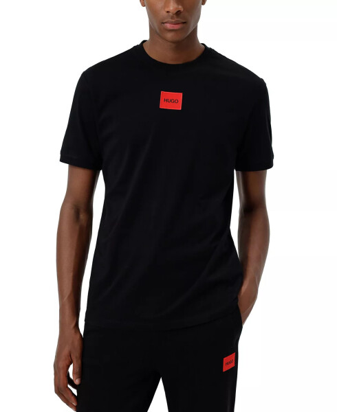 Men's Logo Patch T-Shirt Black - 1