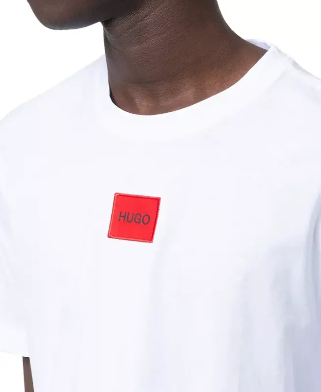 Men's Logo Patch T-Shirt - Dark Blue - 12