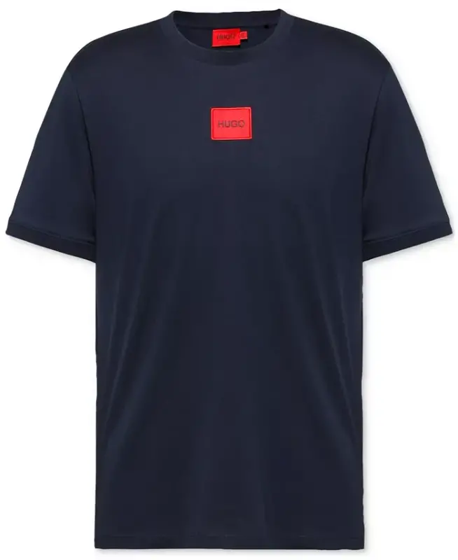Men's Logo Patch T-Shirt - Dark Blue - 4