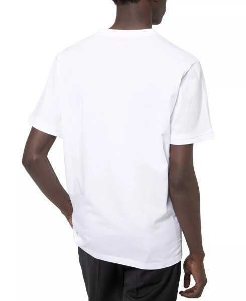 Men's Logo Patch T-Shirt White - 4