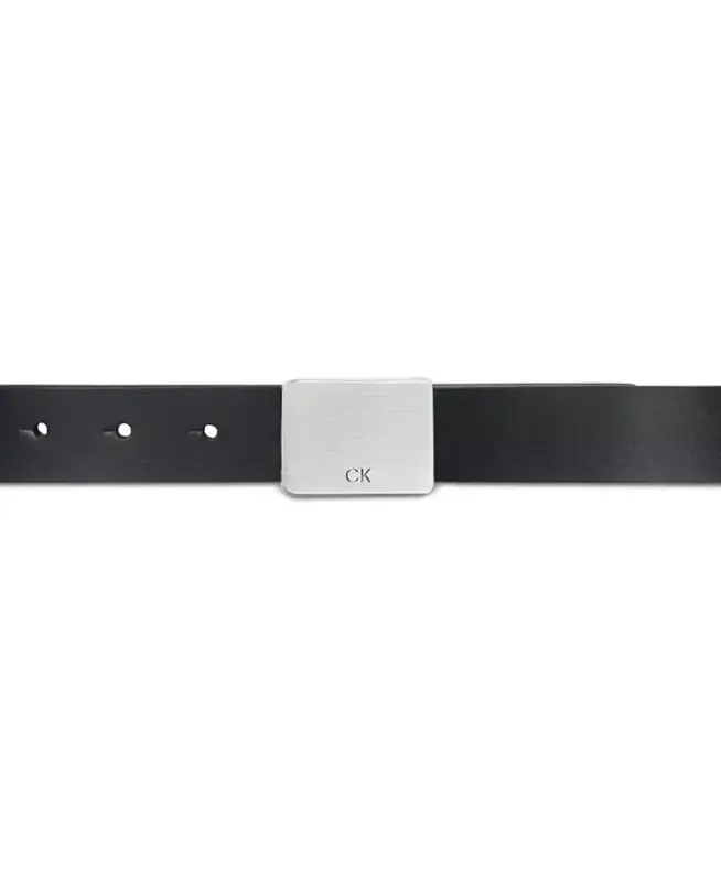 Men's Logo Plaque Belt - 4