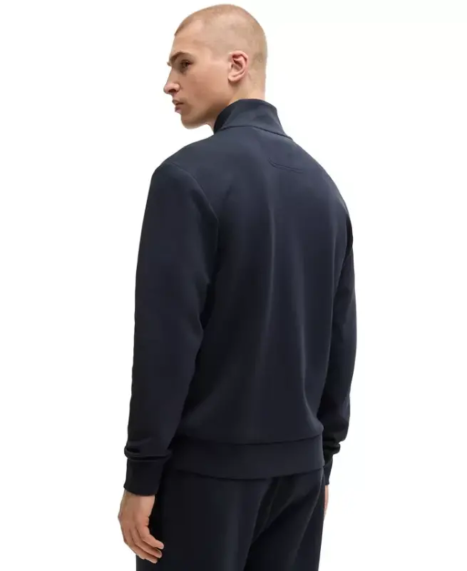 Men's Logo Print Zip-Up Sweatshirt - 3