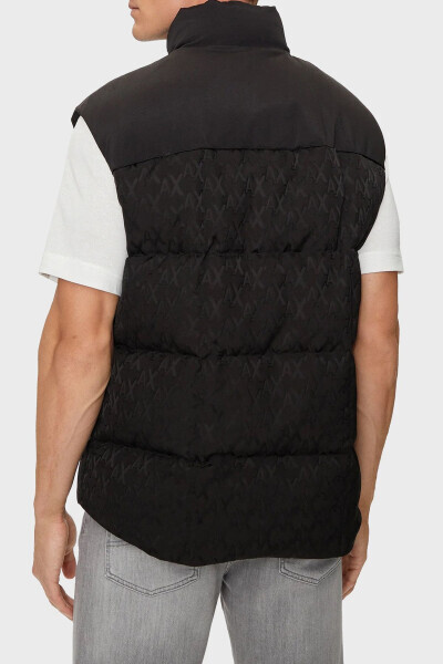 Men's Logo V-Neck Zipper Vest - ARMANI EXCHANGE (1)