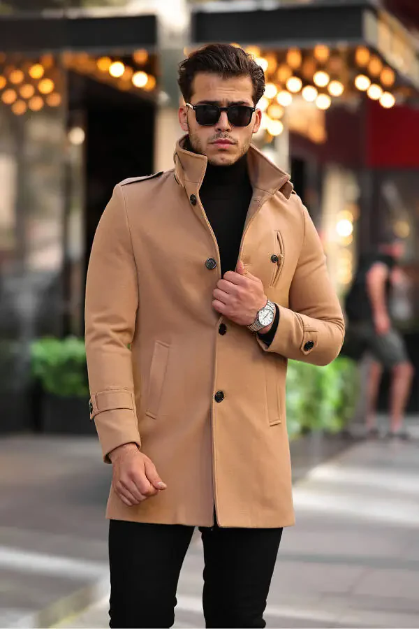 Men's long cashmere coat - 2