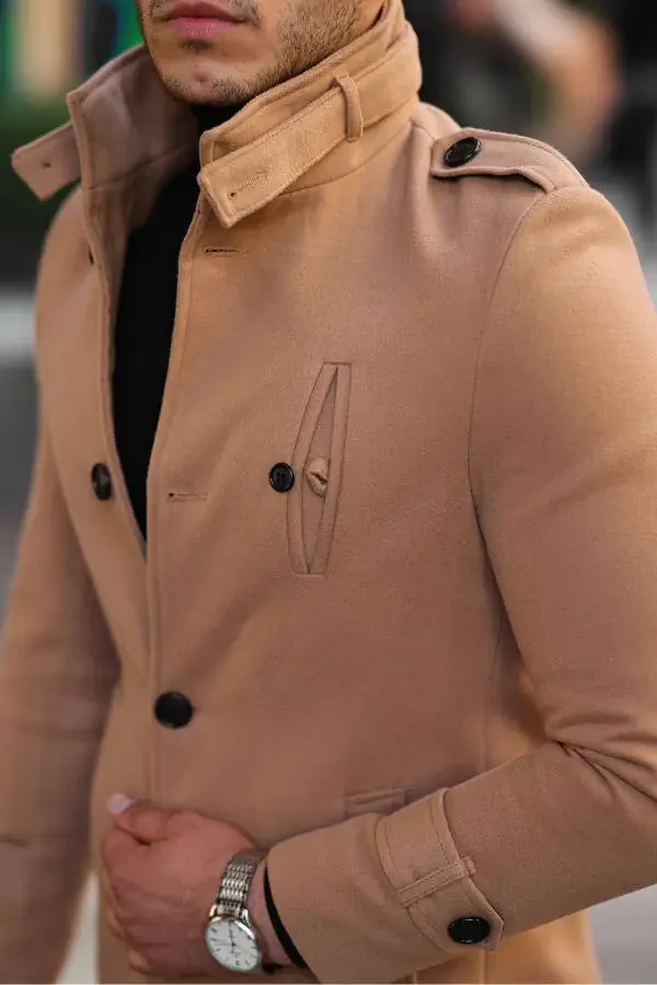 Men's long cashmere coat - 3