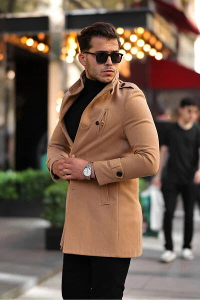 Men's long cashmere coat - 4