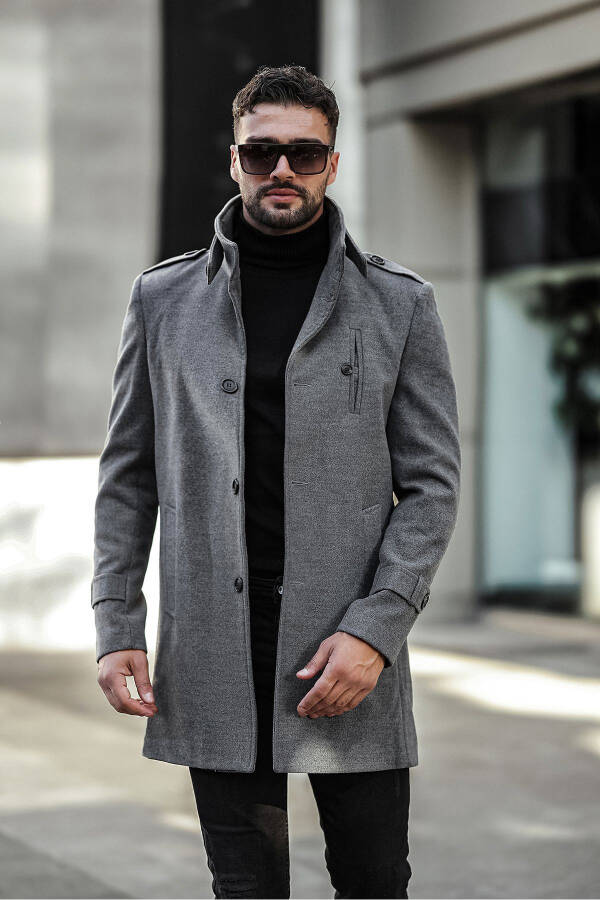 Men's long cashmere coat - 1