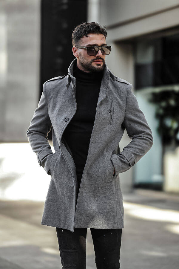 Men's long cashmere coat - 3