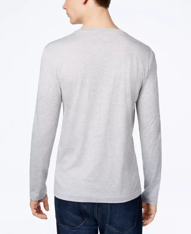 Men's Long Sleeve Crew Neck Jersey T-Shirt - 2