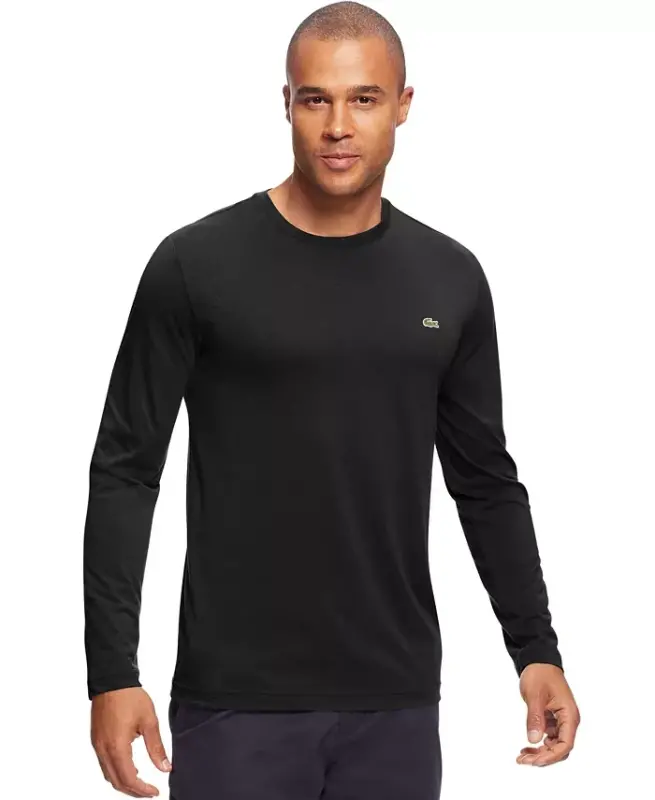 Men's Long Sleeve Crew Neck Jersey T-Shirt - LACOSTE