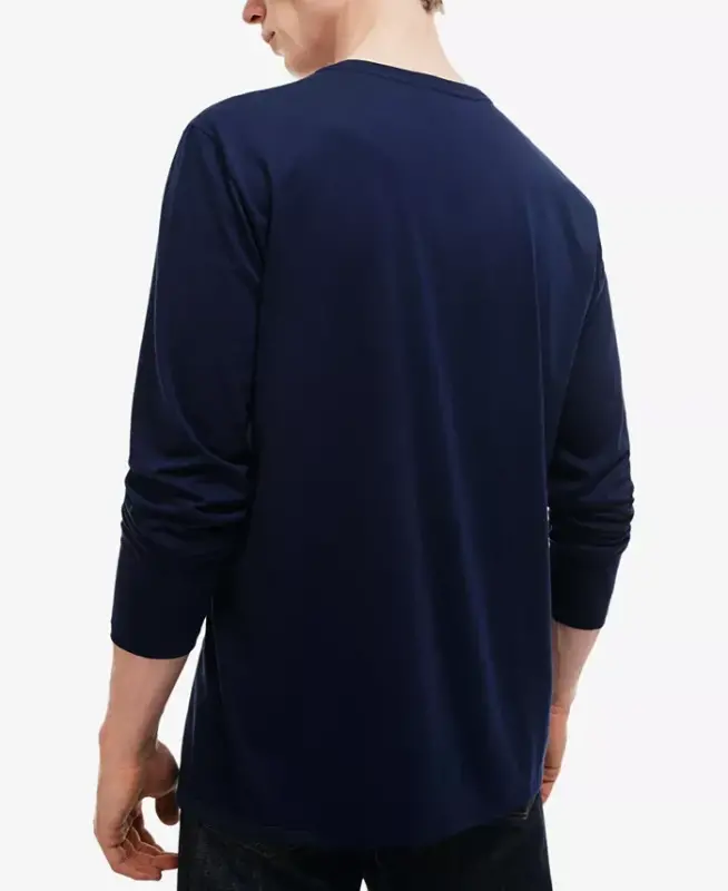 Men's Long Sleeve Crew Neck Jersey T-Shirt - 2