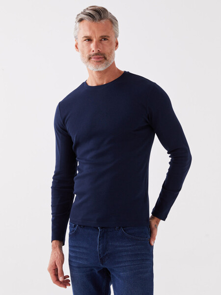 Men's Long Sleeve Crew Neck Sweatshirt - LC WAIKIKI