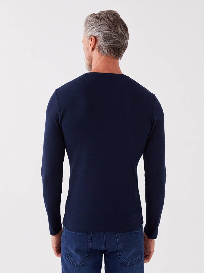 Men's Long Sleeve Crew Neck Sweatshirt - 5