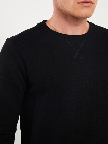 Men's Long Sleeve Crew Neck Sweatshirt - 4