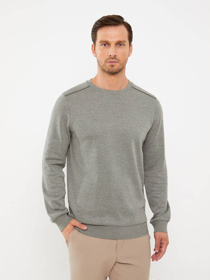 Men's Long Sleeve Crew Neck Sweatshirt - 2