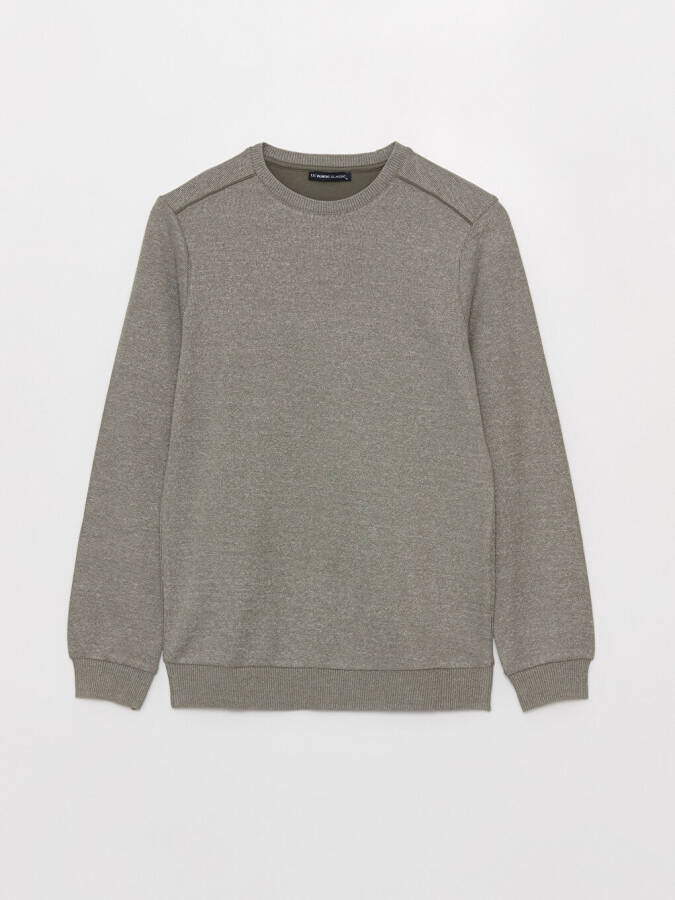 Men's Long Sleeve Crew Neck Sweatshirt - 6