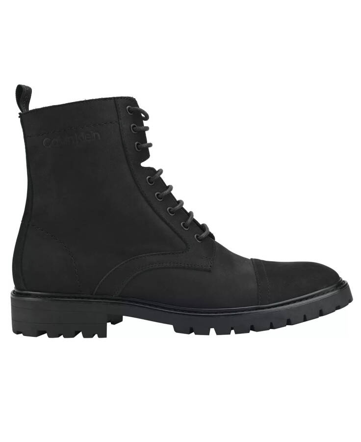 Men's Lorenzo Lace Up Boots with a Leather Upper Black Leather - 2