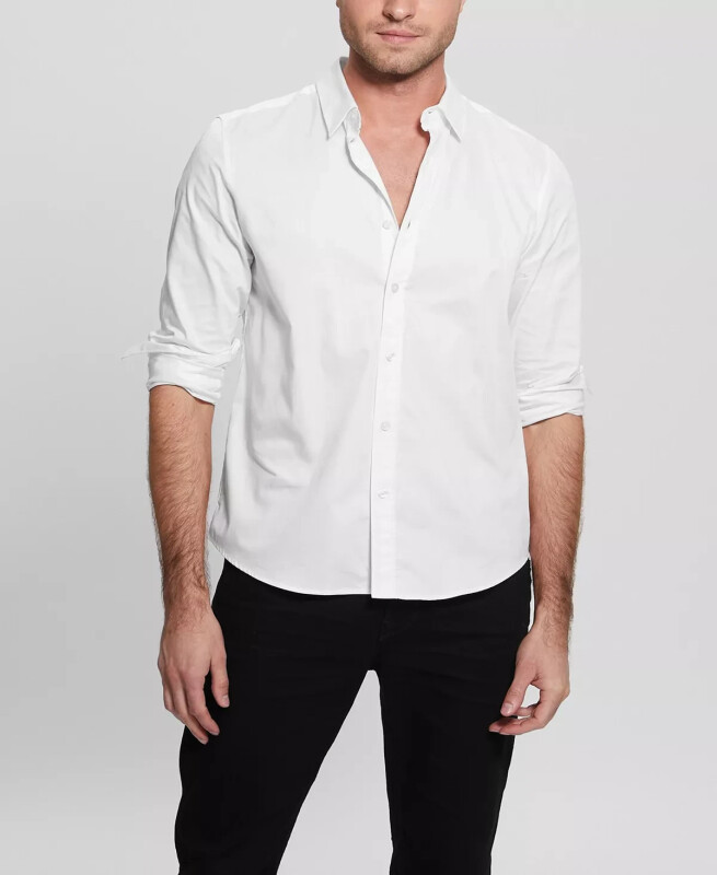 Men's Luxe Stretch Long Sleeves Shirt - 1