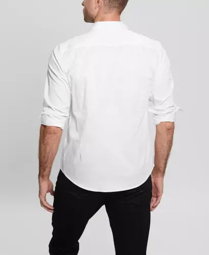 Men's Luxe Stretch Long Sleeves Shirt - GUESS (1)