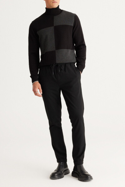 Men's Lycra Comfort Woven Jogger Pants - BAYBAYAN