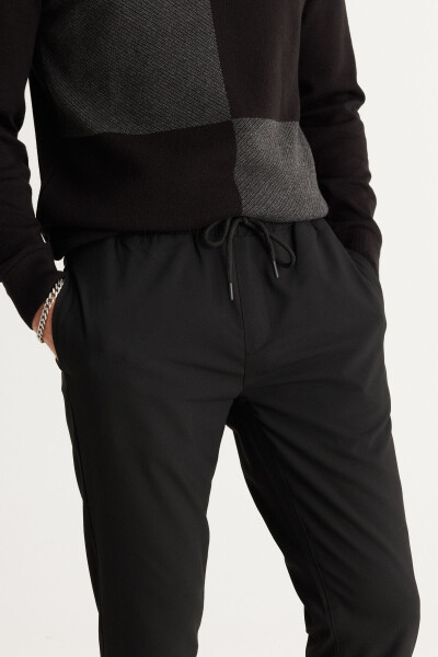 Men's Lycra Comfort Woven Jogger Pants - 3