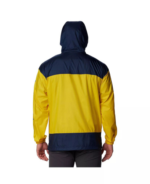 Men's Maize Michigan Wolverines Flash Challenger Omni-Shade Full-Zip Windbreaker Hoodie Jacket Maize - 2