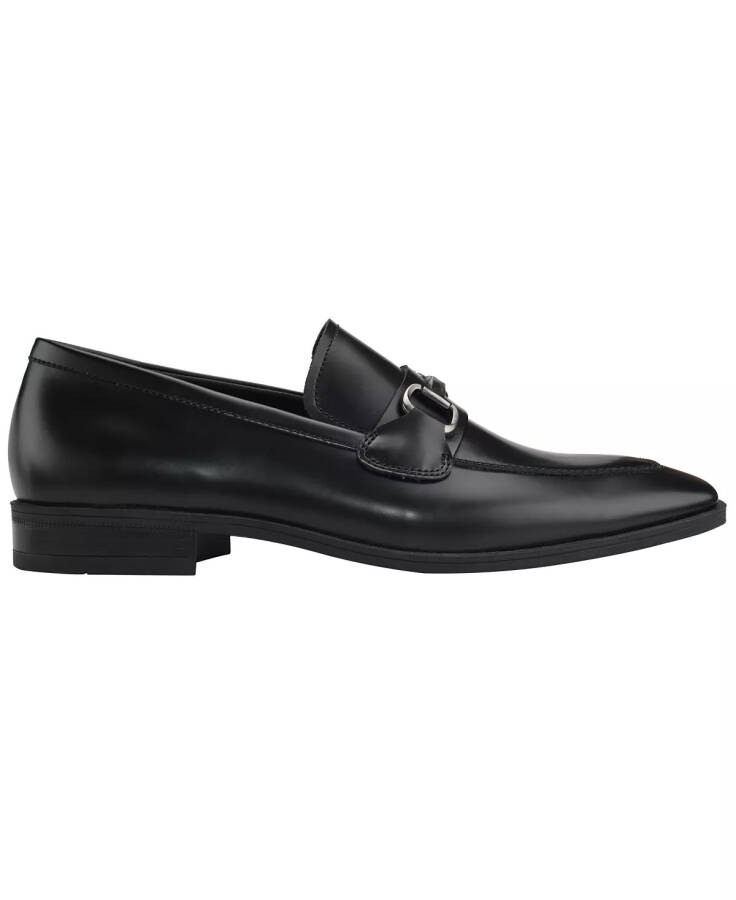 Men's Malcome Slip-on Dress Shoes Black Leather - 2