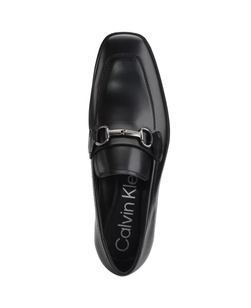 Men's Malcome Slip-on Dress Shoes Black Leather - 4