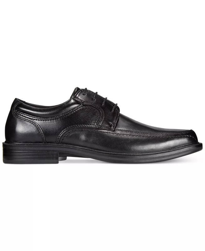 Men's Manvel Faux Leather Oxfords-Black - 2