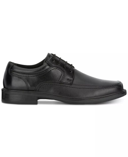 Men's Manvel Faux Leather Oxfords-Black - 4