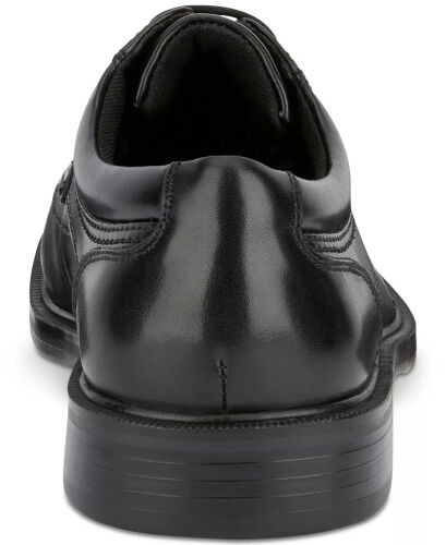 Men's Manvel Faux Leather Oxfords-Black - 7