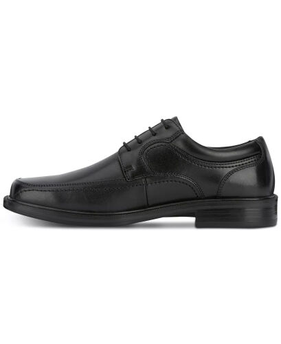Men's Manvel Faux Leather Oxfords-Black - 8