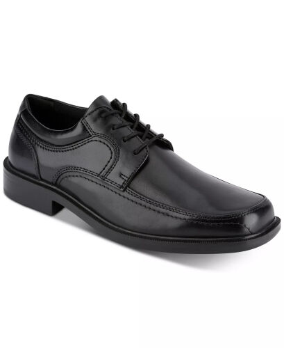 Men's Manvel Faux Leather Oxfords-Black - 9