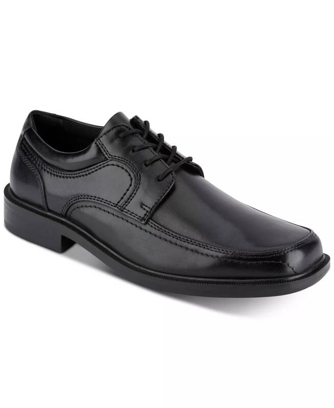 Men's Manvel Faux Leather Oxfords-Black - 9