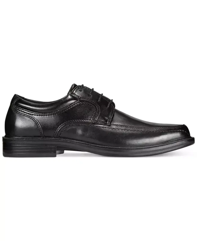 Men's Manvel Faux Leather Oxfords-Black - 2