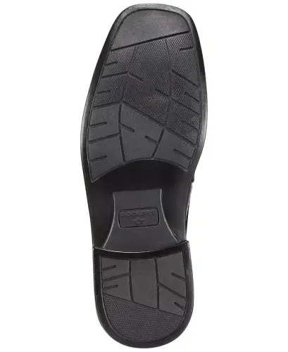 Men's Manvel Faux Leather Oxfords-Black - 3