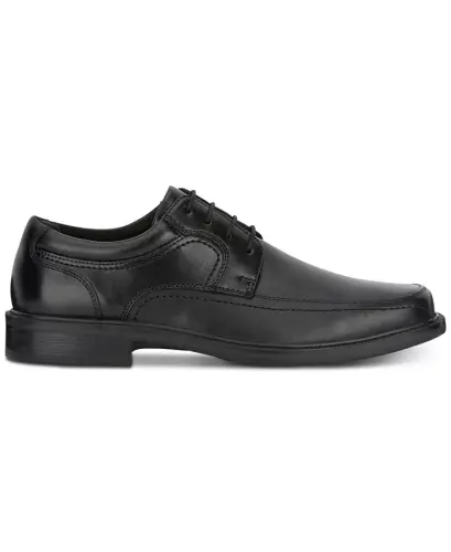 Men's Manvel Faux Leather Oxfords-Black - 4