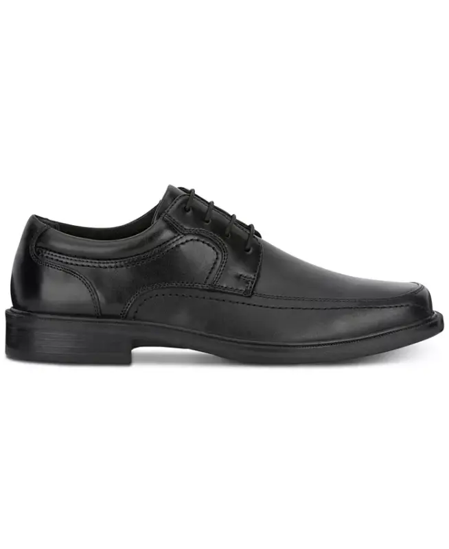 Men's Manvel Faux Leather Oxfords-Black - 4